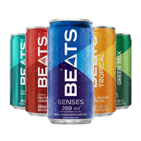 Skol Beats Lata 269ml unidade - Sabores