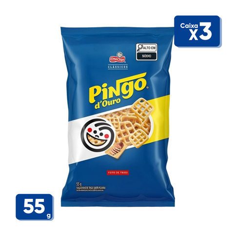 Elma Chips Pingo D'ouro Picanha Flavored Snack 3x55g
