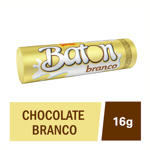 Chocolate Garoto Baton Branco Caixa 30x16g 480G
