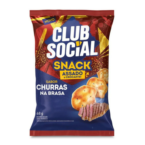 Club Social Grilled Snack 68g
