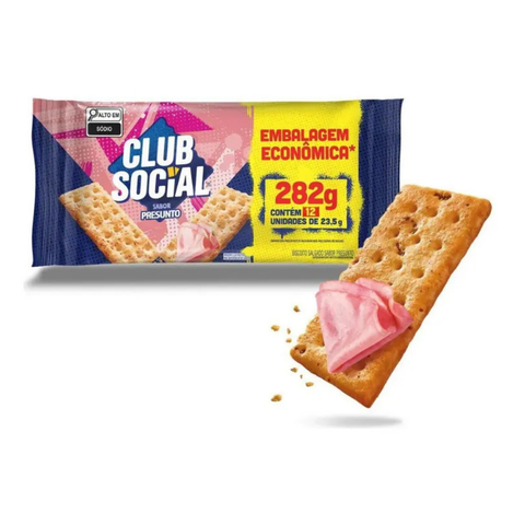 Biscoito Club Social Presunto 288g