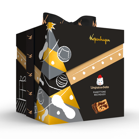 Panettone Kopenhagen Língua De Gato 834g