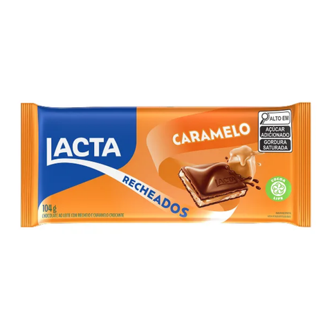 Chocolate Lacta Recheado Caramelo 3x98g