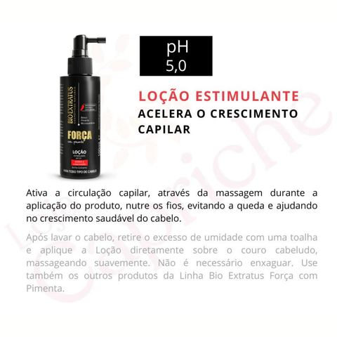 Bio Extratus Strengthening Lotion with Pepper, 100ml, Anti-Hair Loss