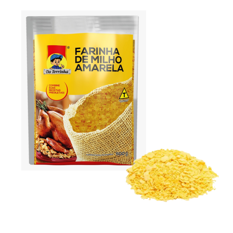 FARINHA MILHO AMARELA DA TERRINHA 500G