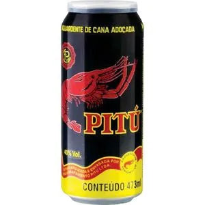 Cachaça Adoçada Pitú Latão com 473ml