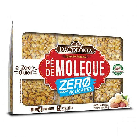 Pé de Moleque Zero 100g DaCôlonia