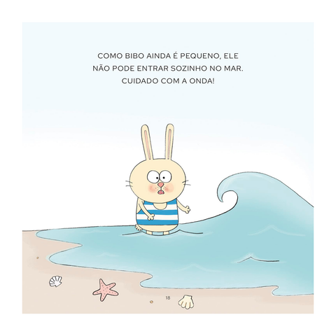 Book - Bibo at the Beach - Silvana Rando - Hardcover - PT-BR