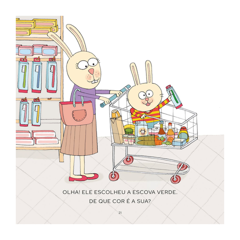 Book - Bibo in the Market - Silvana Rando - Hardcover - PT-BR