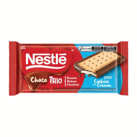 Chocolate Choco Trio Milk Chocolate Filling Biscuit 3x90g - Nestle