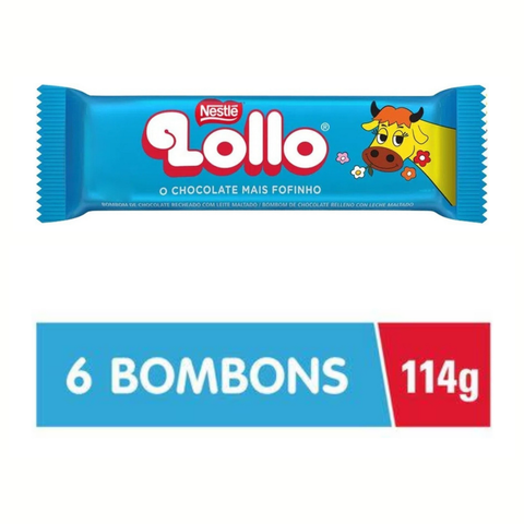Chocolate Nestlé Lollo 6un - Pack - 114g