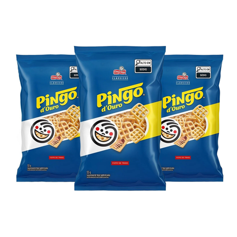Elma Chips Pingo D'ouro Picanha Flavored Snack 3x55g
