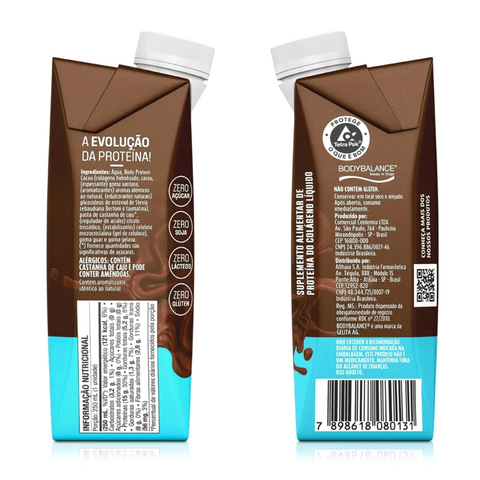Bebida Body Protein Cacao Equaliv 6x250ml