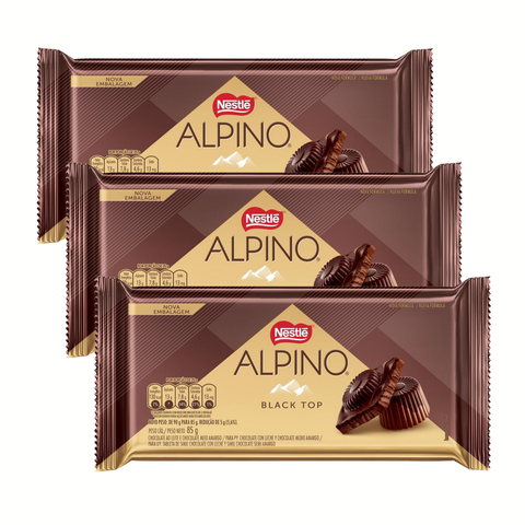 Nestlé Alpine Black Top Chocolate 3x85g