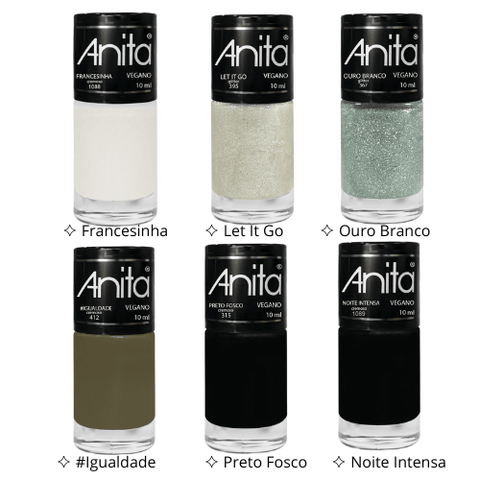 Anita Nail Polishes - Colors