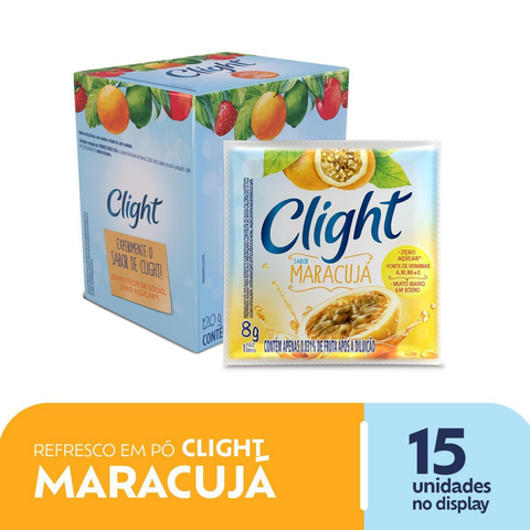 Refresco em Pó Clight Maracuja 15x8g