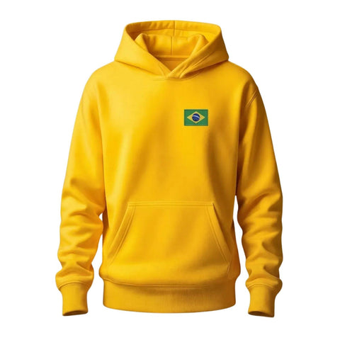 Kangaroo Brazil World Cup Unisex Flannel Hoodie
