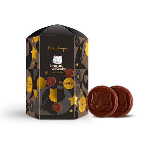 Chocolate Kopenhagen Medalhão Língua de Gato 149G