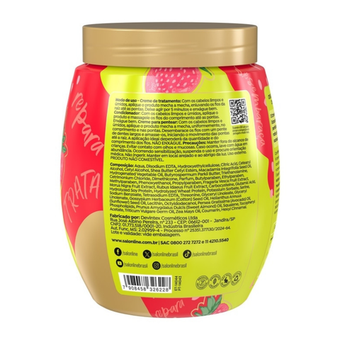 Strawberry Hair Mask 3in1 Multy Extraordinário 1kg Salon Line