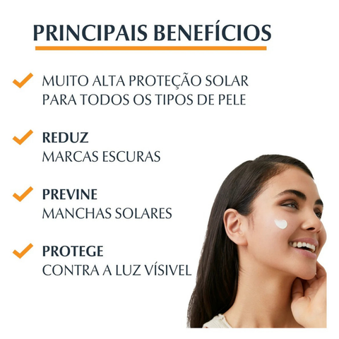 Protetor Solar Facial Anti-Manchas Sun Pigment Control FPS60 50ml EUCERIN