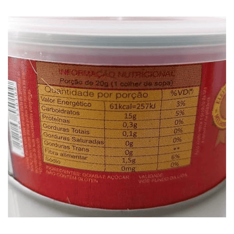 Zélia Guava Paste (Cascão) 400g Can