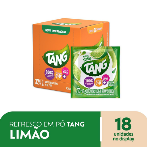 Powder Drink Tang Lemon - Display 18x18g