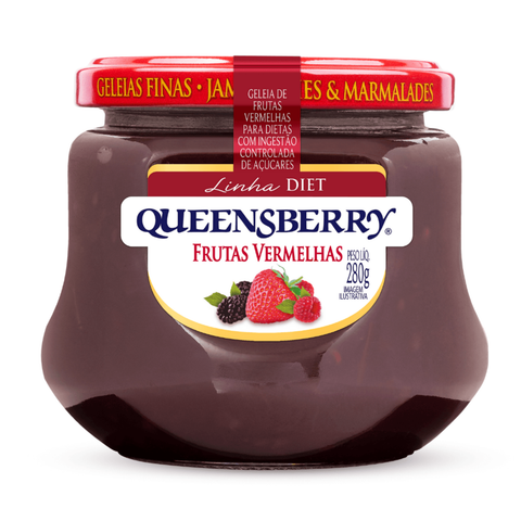 Queensberry Diet Red Fruit Jam 280g