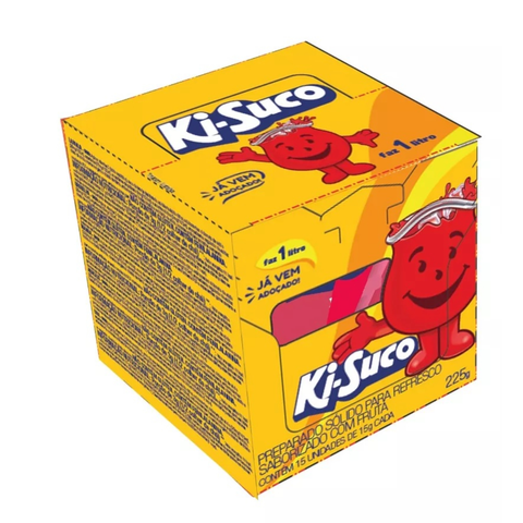 Refresco em Pó Ki-Suco Groselha Caixa 15x15g (225g)