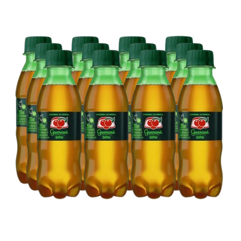 Guaraná Antártica Zero 200ml Kit c/ 12 Unid - Mini Guaraná Antártica Zero