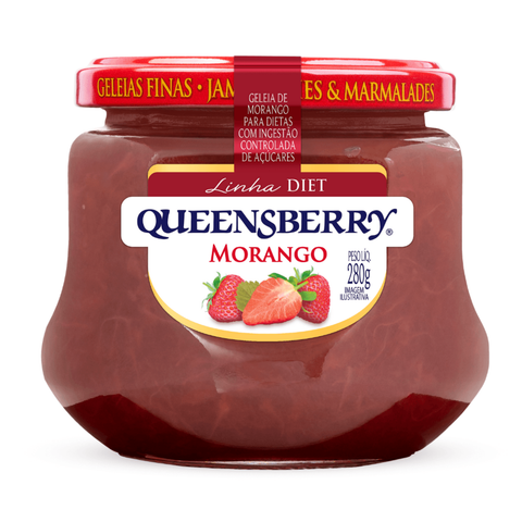 Queensberry Diet Strawberry Jam 280g