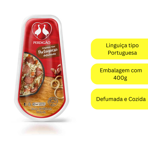 Linguiça Tipo Portuguesa Defumada Perdigão 400g