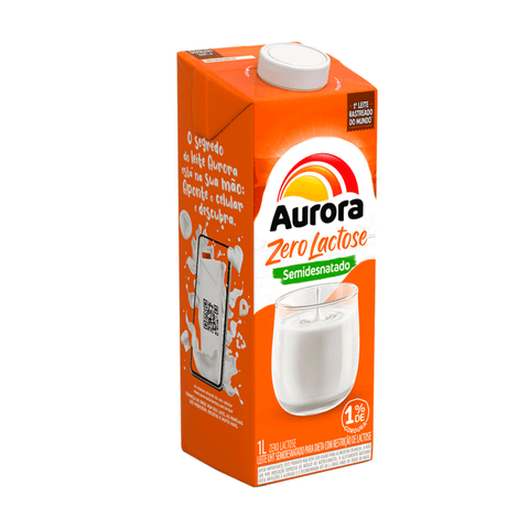 Lactose-Free Semi-Skimmed Milk - Aurora