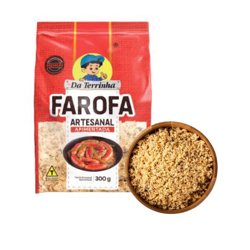 FAROFA ARTESANAL DA TERRINHA APIMENTADA 300G