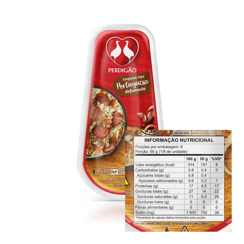 Linguiça Tipo Portuguesa Defumada Perdigão 400g