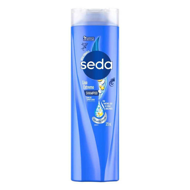 Shampoo Liso Extremo Seda 325ml - MEUBRASILONLINE