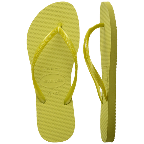 Havaianas Slim Traditional Wild Lime Flip Flops
