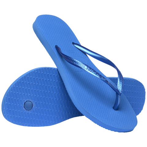 Havaianas Slim Traditional Glitter Blue Flip-Flops