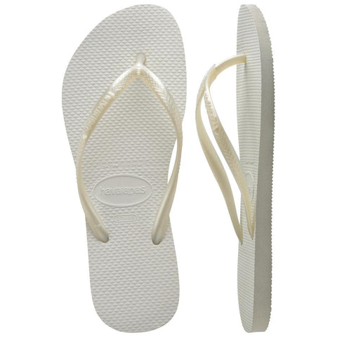 Chinelo Havaianas Slim Tradicional Branco