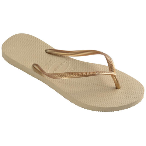 Havaianas Women's Slim Traditional Flip-Flops Sand/Gold