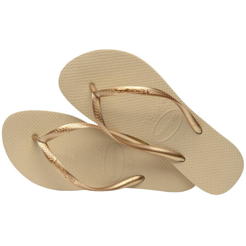 Havaianas Women's Slim Traditional Flip-Flops Sand/Gold