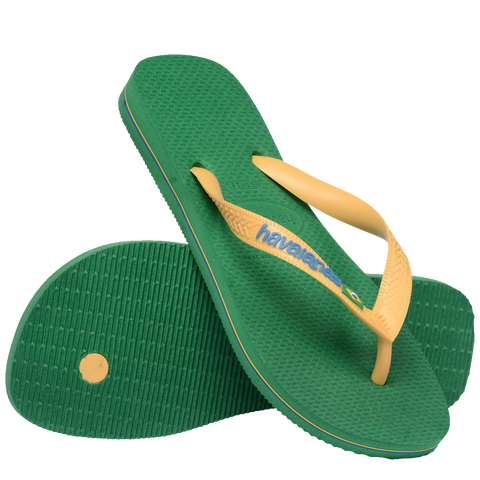 Havaianas Brazil Flip-Flops with Green Logo
