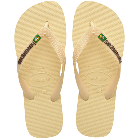 Chinelo Havaianas Brasil Logo Encardida