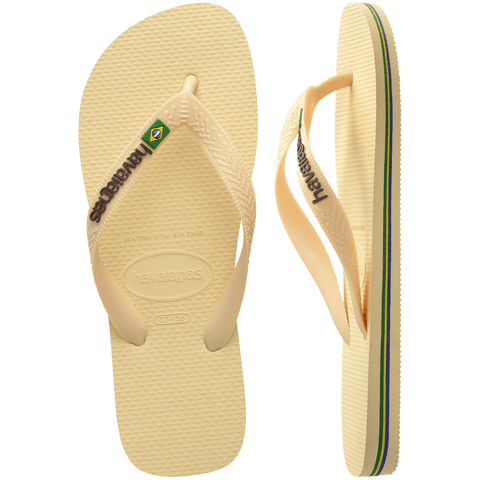 Chinelo Havaianas Brasil Logo Encardida
