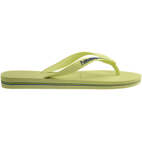 Chinelo Havaianas Brasil Logo Verde Matcha