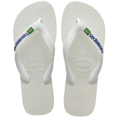 Chinelo Havaianas Brasil Logo Branco