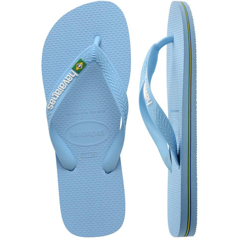Chinelo Havaianas Brasil Logo Azul Lavanda