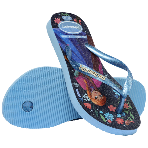 Havaianas Kids Slim Flip-Flops with Frozen Princesses