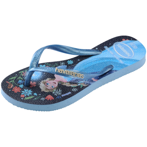 Chinelo Havaianas Infantil Slim Princesas Frozen