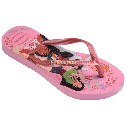 Chinelo Havaianas Infantil Slim Princesas