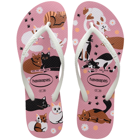 Havaianas Slim Pets Cats Flip-Flops